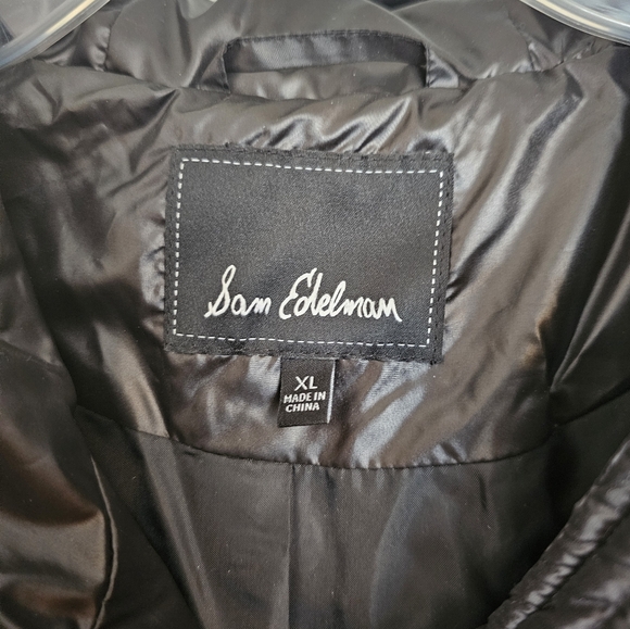 Sam Edelman Stylish Black Quilted Jacket - Picture 2 of 5